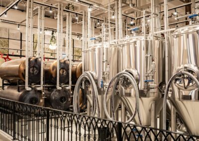 Photo - Beer brewing tanks at the Beer Kitchen